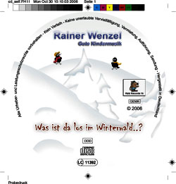 Rainer Wenzel - CD - CD-Druck
