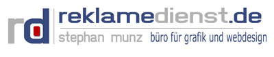 Logo - reklamedienst.de - Stephan Munz - Büro für Grafik und webdesign
